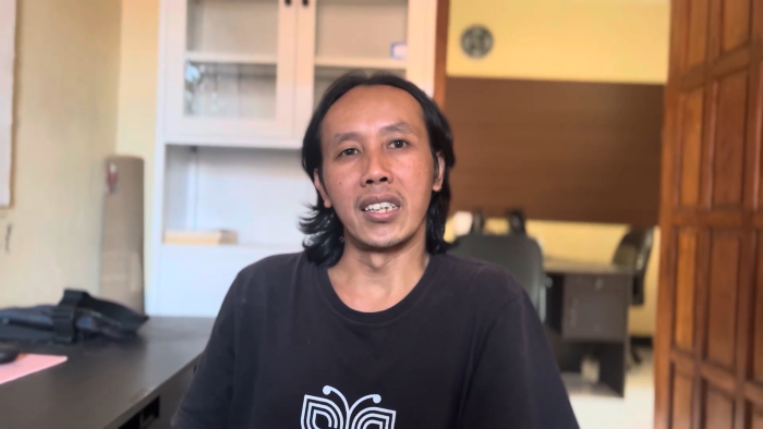 Wijiono, Warga Kupang Lor yang selalu membantu Street Marketing